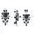 Motorcycle Shock Absorbing Navigation Cycling Phone Holder(Handlebar)