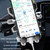 Motorcycle Shock Absorbing Navigation Cycling Phone Holder(Handlebar)