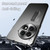 For OnePlus Ace 2 Frosted Metal Hybrid TPU Holder Phone Case(Blue)