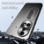 For Huawei nova 12 Frosted Metal Hybrid TPU Holder Phone Case(Blue)