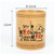 Bamboo Carved Round Pen Holder Multifunctional Desktop Storage Box, Spec: Luckier