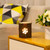 2 PCS 120211 Valentine Day Atmosphere Lamp Candle Holder Cafe Decoration Home Party Decoration Tea Wax Wooden Candle Cup(Five Stars)