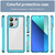 For Xiaomi Redmi Note 13 4G Colorful Series Acrylic Hybrid TPU Phone Case(Transparent Blue)