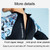 DIVE & SAIL Ladies Quick-Drying Sun Protection One-Piece Wetsuit Swimming And Surfing Snorkeling Suit, Size: M(Navy Blue)