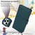 For iPhone 11 Multi-Card Wallet RFID Leather Phone Case(Green)