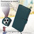 For iPhone 13 Pro Max Multi-Card Wallet RFID Leather Phone Case(Green)