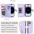 For iPhone 14 Plus Multi-Card Wallet RFID Leather Phone Case(Light Purple)