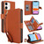 For iPhone 11 Multi-Card Wallet RFID Leather Phone Case(Brown)