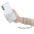 For Samsung Galaxy A25 5G Hollow Marble Pattern TPU Phone Case with Neck Strap Rope(Grey)