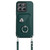 For Honor X8b 4G Organ Card Bag Ring Holder Phone Case with Long Lanyard(Green)
