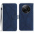 For Xiaomi Redmi A3 Stitching Embossed Leather Phone Case(Blue)