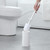 Toilet Brush With Base Household Toilet Long-Handled Soft-Bristled Toilet Cleaning Brush Set(Pink)