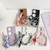 For Huawei P50 Pocket Rhombus Leather Texture Heart-shaped Scarf Bracelet Shockproof Phone Case(Purple)