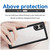 For Sony Xperia 5 V Colorful Series Acrylic Hybrid TPU Phone Case(Black)