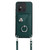 For Xiaomi Redmi 12C / 11A Organ Card Bag Ring Holder Phone Case with Long Lanyard(Green)