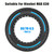 For Ninebot Max G30 Electric Scooter 10 x 2.5 Inch Flick Color Solid Tire(Blue)