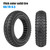 For Ninebot Max G30 Electric Scooter 10 x 2.5 Inch Flick Color Solid Tire(Blue)