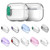 For AirPods 1/2 DUX DUCIS PECL Series Split Transparent Earphone Case with Hook(Transparent White)