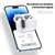 For AirPods 1/2 DUX DUCIS PECL Series Split Transparent Earphone Case with Hook(Transparent White)