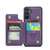 For Samsung Galaxy A15 CaseMe 022 Litchi Texture RFID Anti-theft Leather Phone Case(Purple)