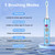 USB Charging Fully Automatic Ultrasonic Cartoon Children Electric Toothbrush, Color: Pink with 1 Head