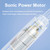 USB Charging Fully Automatic Ultrasonic Cartoon Children Electric Toothbrush, Color: Pink with 8 Heads