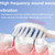 USB Charging Fully Automatic Ultrasonic Cartoon Children Electric Toothbrush, Color: Pink with 8 Heads