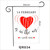 2 PCS Valentine Day Garden Flag Festive Atmosphere Garden Banner(QR034)