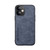 For iPhone 12 mini Skin Feel Magnetic Leather Back Phone Case (Blue)