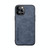 For iPhone 12 Pro Max Skin Feel Magnetic Leather Back Phone Case(Blue)