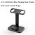 XMJ-003 Multifunctional Metal Desktop Stand Wireless Charging Stand for iWatch / iPods(Noble Silver)