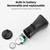 BENGGUO Bicycle Electric Horn Children Scooter Colorful Bell(Black)