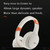 Dmooster D51 Foldable Noise Reduction Bluetooth Headset(White)