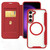 For Samsung Galaxy S24 5G MagSafe RFID Blocking Adsorption Flip Leather Phone Case(Red)