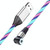 2.4A 540 Degree Bendable Streamer Magnetic Data Cable without Magnetic Head, Cable Length: 1m (Colour)