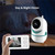 D031 2 Way Voice Built-in Lullabies Home Baby Security Camera 3.2-inch LCD Baby Monitor(US Plug)