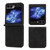 For Samsung Galaxy Z Flip5 5G DF-05 Business Solid Color Magnetic RFID Anti-theft Phone Case(Black) For Samsung Galaxy Z Flip5 5G DF-05 Business Solid Color Magnetic RFID Anti-theft Phone Case(Black)
