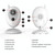 R306 Room Temperature Monitor Intercom Camera 2.0-inch Night Vision Wireless Baby Monitor(EU Plug)