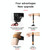 Camera Magnetic Wrist Strap SLR Accessories Hand Strap(Gray+Brown)