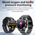 ET482 1.43 inch AMOLED Screen Sports Smart Watch Support Bluethooth Call /  ECG Function(Blue Silicone Band)