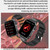 ET580 2.04 inch AMOLED Screen Sports Smart Watch Support Bluethooth Call /  ECG Function(Brown Leather Band)