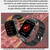 ET580 2.04 inch AMOLED Screen Sports Smart Watch Support Bluethooth Call /  ECG Function(Black Silicone Band)