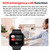 ET570 1.96 inch Color Screen Smart Watch Silicone Strap, Support Bluetooth Call / ECG(Black)