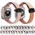 For Apple Watch Series 2 38mm Slim Magnetic Buckle Genuine Leather Watch Band(Plain Beige)