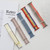 For Apple Watch Series 6 40mm Dual Hook and Loop Nylon Watch Band(Silt)