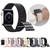 For Apple Watch 38mm Dual Hook and Loop Nylon Watch Band(Silt)