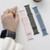 For Apple Watch 38mm Dual Hook and Loop Nylon Watch Band(Silt)