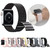 For Apple Watch Series 9 45mm Dual Hook and Loop Nylon Watch Band(Seashell)