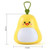 Cartoon LED Portable Night Light USB Rechargeable Plug-in Bedroom Bedside Lamp(Pink)