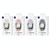 ZGA Colorful Transparent Dual Mode Wireless 2.4G + Bluetooth 5.0 Mouse(Creamy White)